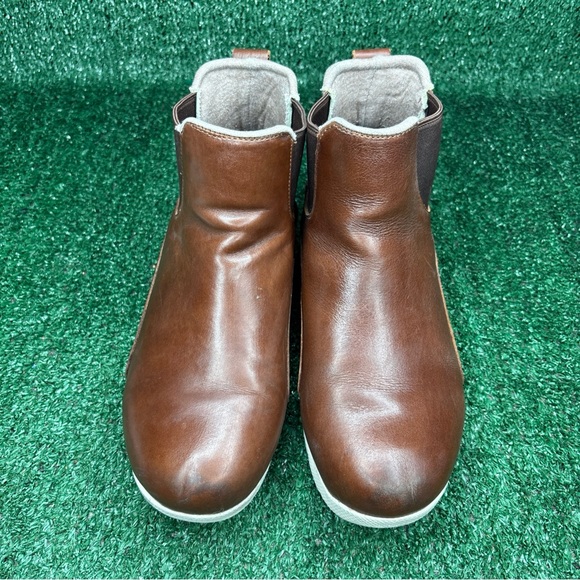 Kuru Roam Women's Size 7 Brown Leather Comfort Orthopedic Chelsea Boots Shoes - Picture 2 of 12